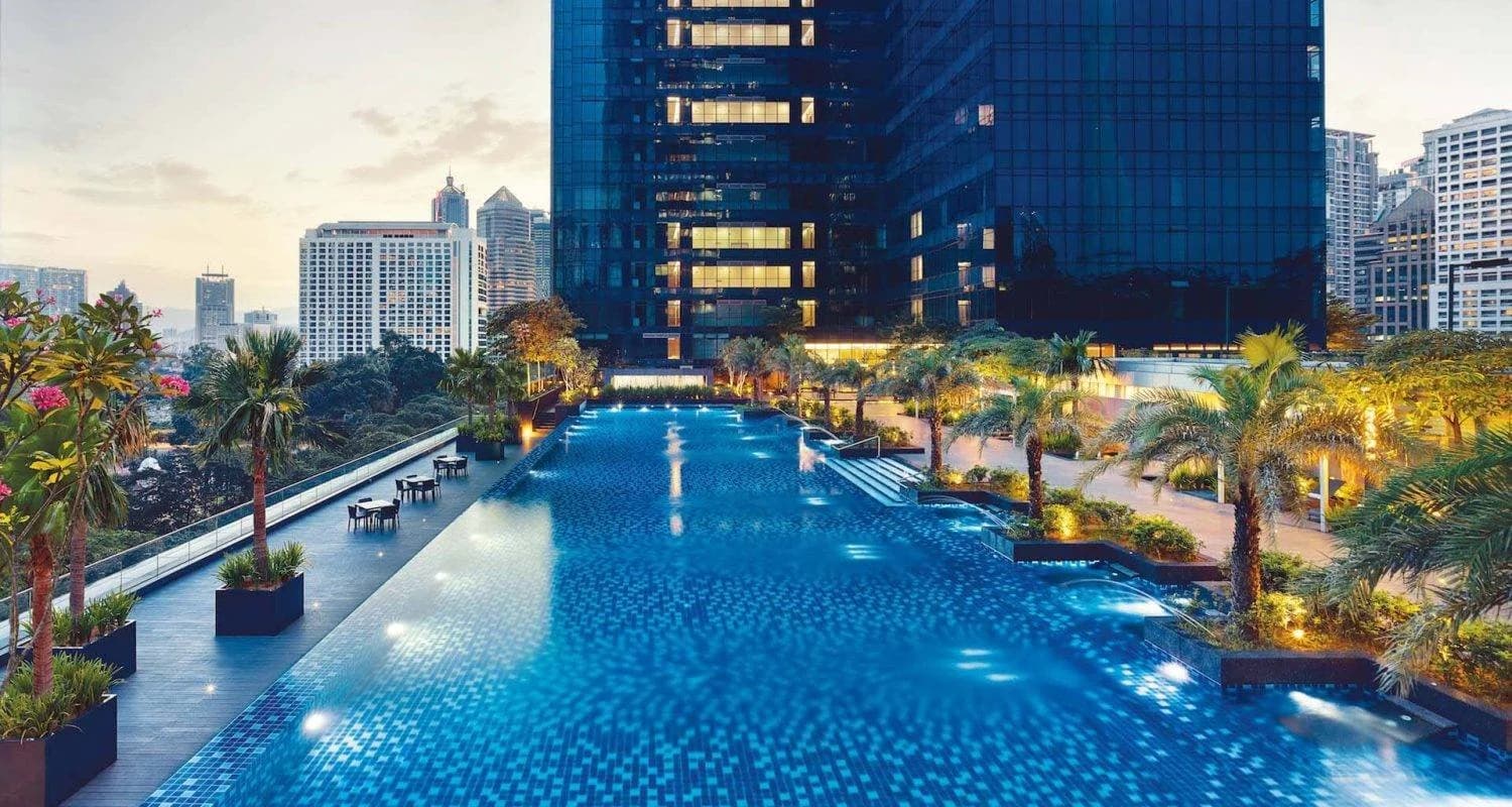 Swimming pool at The Ritz-Carlton Kuala Lumpur